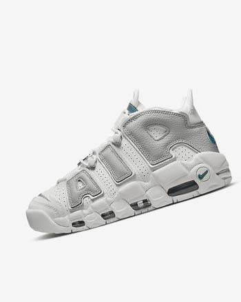 Nike Air More Uptempo Blancos Grises Grises | MX 5278
